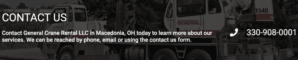 Need A Selection Of Cranes To Rent? You're In Luck! 3 call general crane